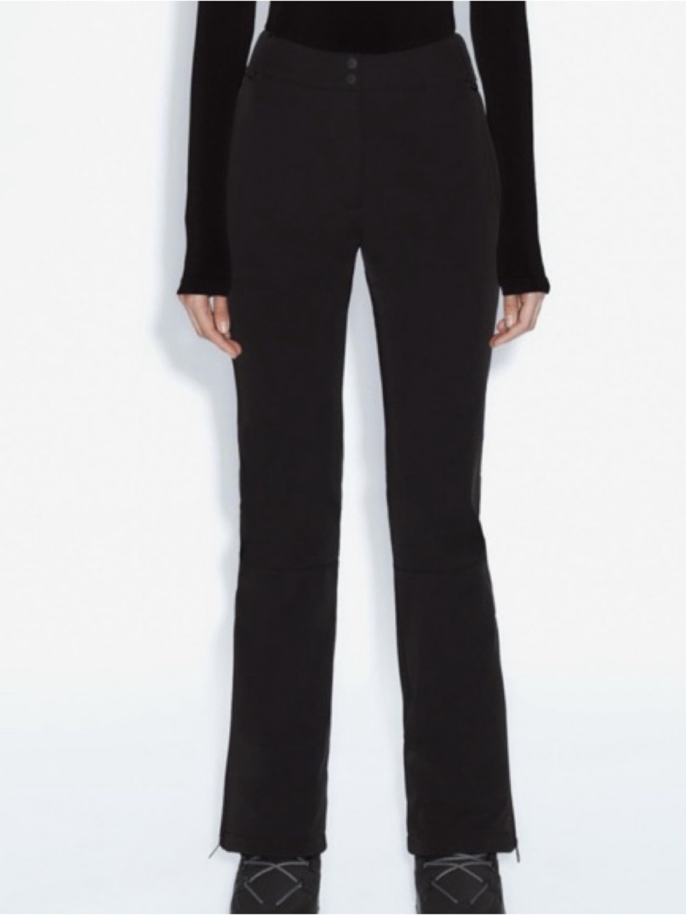 Zara Ski Women's Black The Flared Ski Pants